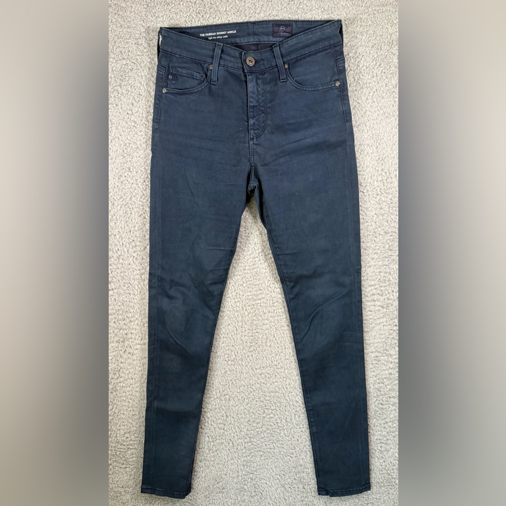 AG Adriano Goldschmied The Farrah High Rise Skinny Ankle Pants Jeans Women’s 25R